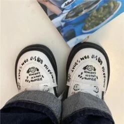 Kawaii Graffiti Sports Shoes FY024 11 Kawaii Graffiti Sports Shoes FY024 -EgrilDoll Fashion Outlet Store kawaii graffiti sports shoes fy024 829