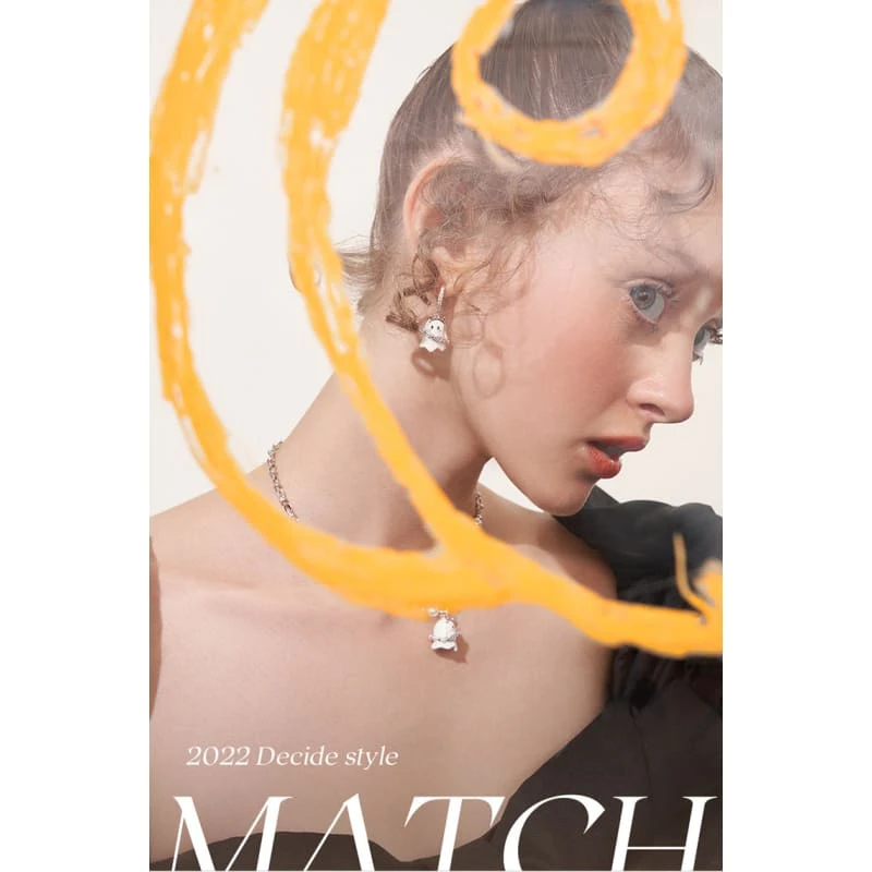 Kawaii Halloween Ghost Earrings ME35 6 Kawaii Halloween Ghost Earrings ME35 - Image 6