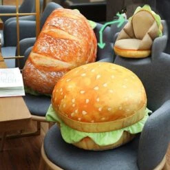 Kawaii Hamburger Cute Plushie Cushion ON376 -EgrilDoll Fashion Outlet Store kawaii hamburger cute plushie cushion on376 40cm pillow 327