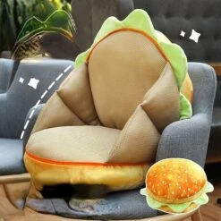 Kawaii Hamburger Cute Plushie Cushion ON376 -EgrilDoll Fashion Outlet Store kawaii hamburger cute plushie cushion on376 40cm pillow 612