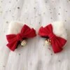 Kawaii Handmade Christmas Cat Ear Hair Clip EG16873