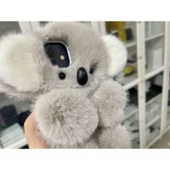 Kawaii Koala Fluffy Phone Case ON605 -EgrilDoll Fashion Outlet Store kawaii koala fluffy phone case on605 688