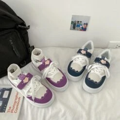 Kawaii Lolita White Spring Sport Shoes SP16666 -EgrilDoll Fashion Outlet Store kawaii lolita white spring sport shoes sp16666 162
