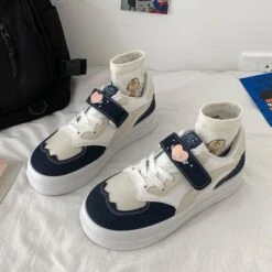 Kawaii Lolita White Spring Sport Shoes SP16666 -EgrilDoll Fashion Outlet Store kawaii lolita white spring sport shoes sp16666 466