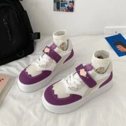 Kawaii Lolita White Spring Sport Shoes SP16666 -EgrilDoll Fashion Outlet Store kawaii lolita white spring sport shoes sp16666 530