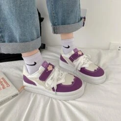 Kawaii Lolita White Spring Sport Shoes SP16666 -EgrilDoll Fashion Outlet Store kawaii lolita white spring sport shoes sp16666 835