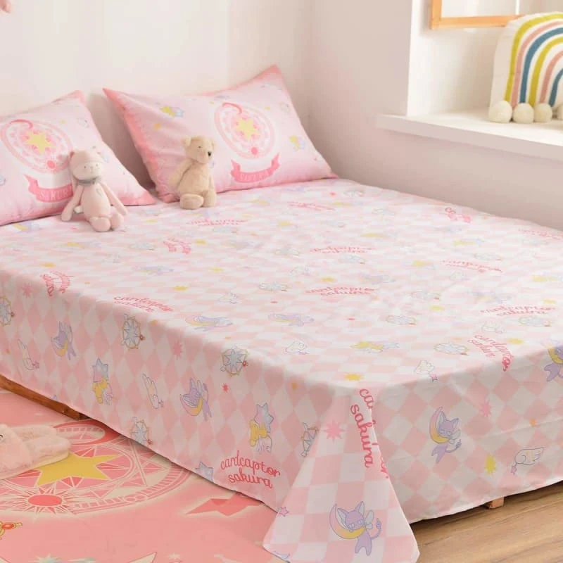 Kawaii Pastel Fashion CardCaptor Sakura Anime Bedding Set SS1621 6 Kawaii Pastel Fashion CardCaptor Sakura Anime Bedding Set SS1621 - Image 6