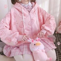 Kawaii Piggy Coat SP15711 -EgrilDoll Fashion Outlet Store kawaii piggy coat sp15711 381
