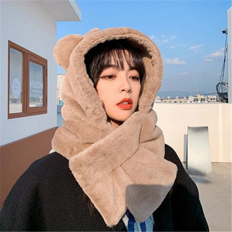 Kawaii Rabbit Hat Long Ears Cute Cartoon Plush Cap For Winter FY034 13 Kawaii Rabbit Hat Long Ears Cute Cartoon Plush Cap For Winter FY034 - Image 13