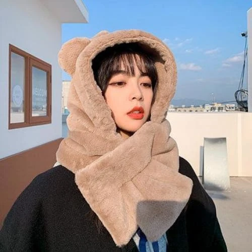 Kawaii Rabbit Hat Long Ears Cute Cartoon Plush Cap For Winter FY034 3 Kawaii Rabbit Hat Long Ears Cute Cartoon Plush Cap For Winter FY034 - Image 3