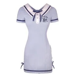 Kawaii Spring Blue Pink Bear Cute Sailor Dress ON469 7 Kawaii Spring Blue Pink Bear Cute Sailor Dress ON469 -EgrilDoll Fashion Outlet Store kawaii spring blue pink bear cute sailor dress on469 navy l 780