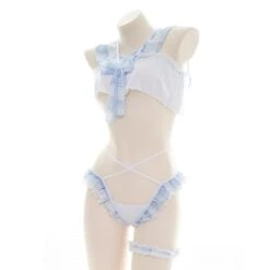 Kawaii Sweet Bow Plaid Cute Lingerie Set EG16255 -EgrilDoll Fashion Outlet Store kawaii sweet bow plaid cute lingerie set eg16255 140