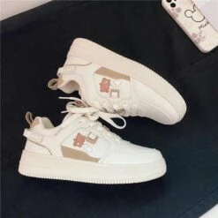 Kawaii White Bear Sports Shoes EG17095 -EgrilDoll Fashion Outlet Store kawaii white bear sports shoes eg17095 225