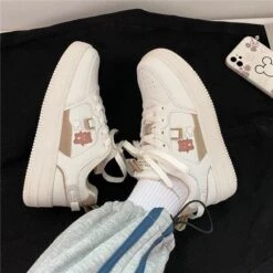 Kawaii White Bear Sports Shoes EG17095 -EgrilDoll Fashion Outlet Store kawaii white bear sports shoes eg17095 269