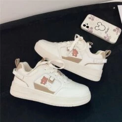 Kawaii White Bear Sports Shoes EG17095 -EgrilDoll Fashion Outlet Store kawaii white bear sports shoes eg17095 940