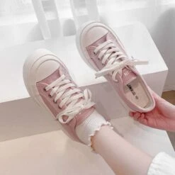 Kawaii White Spring Autumn Sports Shoes EG504 -EgrilDoll Fashion Outlet Store kawaii white spring autumn sports shoes eg504 517