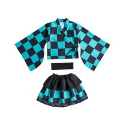 Kid Demon Slayer Tanjirou Kamado / Nezuko Kamado Kimono Cosplay Costume HW11 -EgrilDoll Fashion Outlet Store kid demon slayer tanjirou kamado nezuko kimono cosplay costume hw11 419