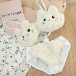 Kitty Ears Cartoon Cute Plush Lingerie Set EG15527 -EgrilDoll Fashion Outlet Store kitty ears cartoon cute plush lingerie set eg15527 intimates 672