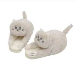 Kitty Home Slippers -EgrilDoll Fashion Outlet Store kitty home slippers a beige us 6 7uk 5 5eu 36 37 534