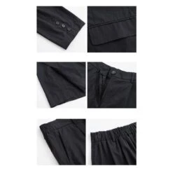 Korean Fashion Black Loose Blazer & Black Shorts TK020 14 Korean Fashion Black Loose Blazer & Black Shorts TK020 -EgrilDoll Fashion Outlet Store korean fashion black loose blazer shorts tk020 179