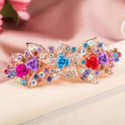 Korean Metal Rhinestone Hair Ponytail Clip BE349 -EgrilDoll Fashion Outlet Store korean metal rhinestone hair ponytail clip be349 171