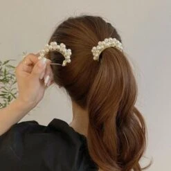 Korean Metal Rhinestone Hair Ponytail Clip BE349 -EgrilDoll Fashion Outlet Store korean metal rhinestone hair ponytail clip be349 656