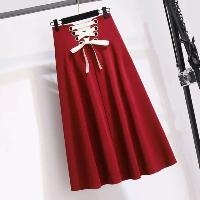 Korean Two-piece Square Neck Sweater High Waist Skirt Set EG16730 4 Korean Two-piece Square Neck Sweater High Waist Skirt Set EG16730 - Image 4