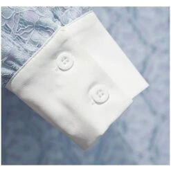 L-4XL Plus Size Blue/Green Hollow Out Lace Ruffle Sweet Dress BE382 -EgrilDoll Fashion Outlet Store l 4xl plus size bluegreen hollow out lace ruffle sweet dress be382 970