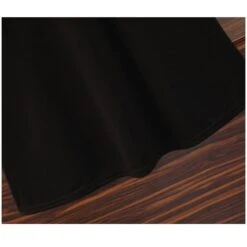 L-5XL Plus Size Vintage Long Sleeve Tweed Black Dress BE361 -EgrilDoll Fashion Outlet Store l 5xl plus size vintage long sleeve tweed black dress be361 292