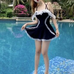 Lace Flower Cute Suspenders Sexy Dress EG301 -EgrilDoll Fashion Outlet Store lace flower cute suspenders sexy dress eg301 105