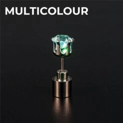 Light Up LED Bling Ear Stud Earrings Flash Zircon Ear Earrings Accessories For Party Christmas Earrings -EgrilDoll Fashion Outlet Store light up led bling ear stud earrings flash zircon accessories for party christmas 710