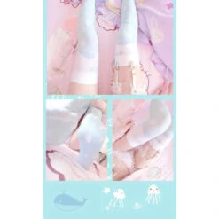 Lolita Cosplay Ocean AcalephCute Harajuku Over-knee Stockings EG15522 -EgrilDoll Fashion Outlet Store lolita cosplay ocean acalephcute harajuku over knee stockings eg15522 socks 104