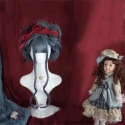 Lolita Fog Blue Long Curly Wig SP16298 -EgrilDoll Fashion Outlet Store lolita fog blue long curly wig sp16298 115