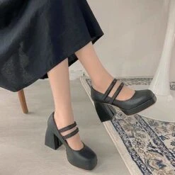 Lolita Lace-Up Heel High Heels SP15893