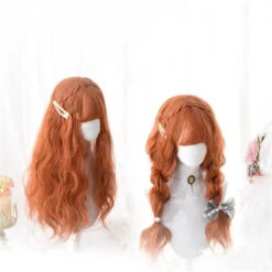 Lolita Pumpkin Long Curly Wig EG15560 -EgrilDoll Fashion Outlet Store lolita pumpkin long curly wig eg15560 wigs 945