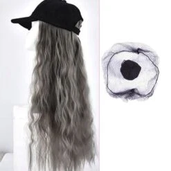Long Wavy Baseball Cap Adjustable Curly Wig BE298 11 Long Wavy Baseball Cap Adjustable Curly Wig BE298 -EgrilDoll Fashion Outlet Store long wavy baseball cap adjustable curly wig be298 436