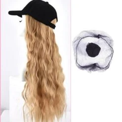 Long Wavy Baseball Cap Adjustable Curly Wig BE298 13 Long Wavy Baseball Cap Adjustable Curly Wig BE298 -EgrilDoll Fashion Outlet Store long wavy baseball cap adjustable curly wig be298 716