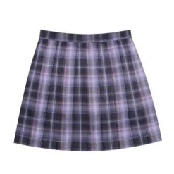 Long/Short Sleeve High Waist Plaid Pleated Skirts JK School Uniform SS0810 21 Long/Short Sleeve High Waist Plaid Pleated Skirts JK School Uniform SS0810 -EgrilDoll Fashion Outlet Store longshort sleeve high waist plaid pleated skirts jk school uniform ss0810 615