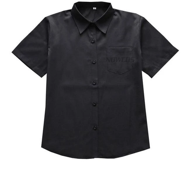 Long/Short Sleeve High Waist Plaid Pleated Skirts JK School Uniform SS0810 8 Long/Short Sleeve High Waist Plaid Pleated Skirts JK School Uniform SS0810 - Image 8