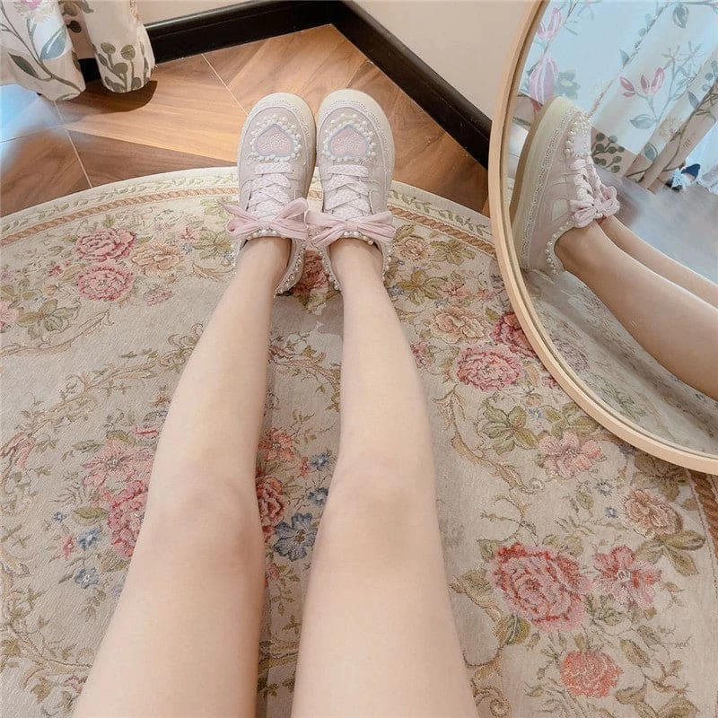 LOVE Cookie Kawaii Pastel Sneaker Shoes ON527 5 LOVE Cookie Kawaii Pastel Sneaker Shoes ON527 - Image 5