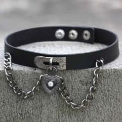 Love Locked Down Choker EG16679 -EgrilDoll Fashion Outlet Store love locked down choker eg16679 607