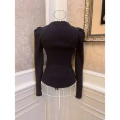 Lovely Princes Top Black With Hearts Deails ON467 -EgrilDoll Fashion Outlet Store lovely princes top black with hearts deails on467 one size 371