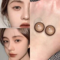 Lucy Queen Eyes IDol Natural Fabulous Daily Lenses ON212 -EgrilDoll Fashion Outlet Store lucy queen eyes idol natural fabulous daily lenses on212 100 dumpling rice brown 14 1mm 300