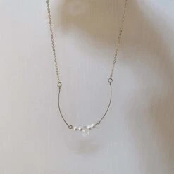 Minimalist Crystal Water Drop Pendant Necklace SP15650