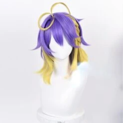Nijisanji EN Aster Arcadia Two Colors Purple Yellow Wig ON275 -EgrilDoll Fashion Outlet Store nijisanji en aster arcadia two colors purple yellow wig on275 average size hairnet 253
