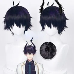 Nijisanji EN Ren Zotto Blue Cosplay Wig ON272