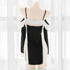 Nun Style Sailor Suspenders Cross Long Sleeves Lingerie Dress EE0957 -EgrilDoll Fashion Outlet Store nun style sailor suspenders cross long sleeves lingerie dress ee0957 188