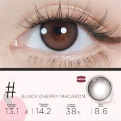 Osmanthus Jello Contact Lenses Half Year One Pair ME36 -EgrilDoll Fashion Outlet Store osmanthus jello contact lenses half year one pair me36 0 black cherry macaron 693