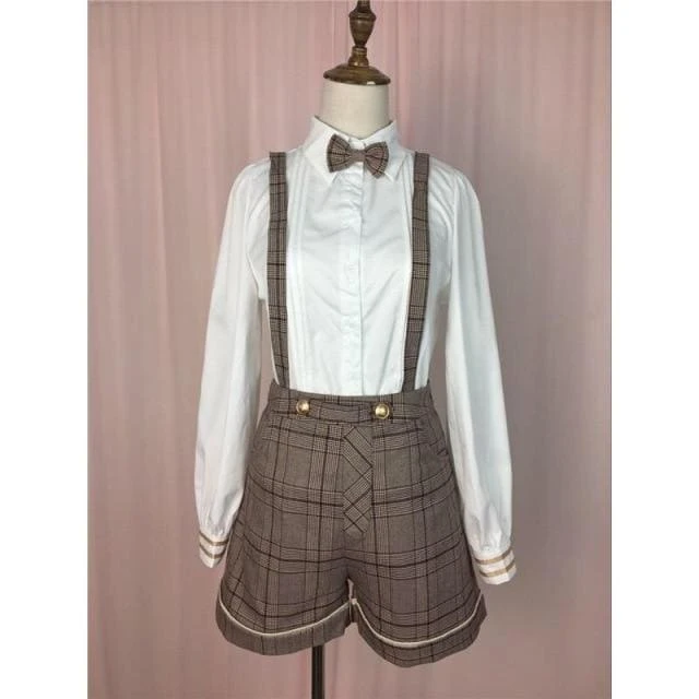 Ouji Kodona BoyJapanese Lolita Blouse Shirt Jumper Shorts FY031 6 Ouji Kodona BoyJapanese Lolita Blouse Shirt Jumper Shorts FY031 - Image 6