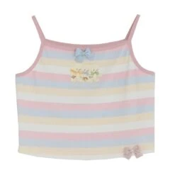 Pastel Rainbow Spaguetty Straps Bears Top ON630 -EgrilDoll Fashion Outlet Store pastel rainbow spaguetty straps bears top on630 tank 775